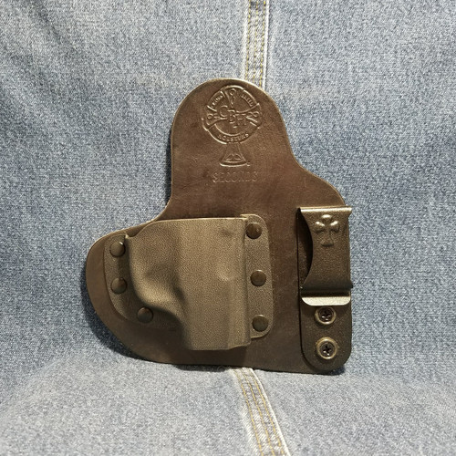 13834 CrossBreed Appendix Carry RUGER LCP / Right Hand / Black Cow