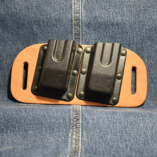 MC0108 CrossBreed Mag Carrier DOUBLE STACK 45 / Right Hand Carry / Premium Cow