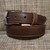 CB2369 CrossBreed® Executive Brown Belt . 32 x 1.25 . Brown Thread . Matte Buckle