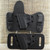 23735 CrossBreed® IWB/OWB Carry Package for NORTH AMERICAN ARMS GUARDIAN . Left Hand . Black Cow