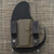 23750 CrossBreed® Reckoning for GLOCK 42 . Left Hand . Black Cow . Flat Dark Earth Pocket . Optic Cut