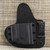 23854 CrossBreed® Mini Appendix Carry for RUGER LCP II / LCP MAX with VIRIDIAN E-SERIES LASER . Right Hand . Black Cow