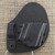 23982 CrossBreed® MicroClip for RUGER LCP II / LCP MAX with VIRIDIAN E-SERIES LASER . Right Hand .  Black Cow