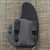 24317 CrossBreed® Reckoning for SIG P365 X MACRO . Right Hand . Black Cow . Sniper Grey Pocket . Optic Cut