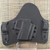 24537 CrossBreed® SuperTuck for GLOCK 43mos/43xmos/48mos (with Rail) . Right Hand . Black Cow . Optic Cut
