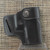 25352 CrossBreed® Open Top Pancake Special Edition for GLOCK 43/43x/48 . Right Hand . Black Cow . Grey Stitching . CB Button