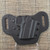 25433 CrossBreed® DropSlide for 1911 NO RAIL . Right Hand . Black Cow . Optic Cut