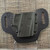 25547 CrossBreed® DropSlide for TAURUS TH9 . Right Hand . Black Cow . Olive Drab Pocket