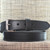 CB3752 CrossBreed® Classic Black Belt . 44 x 1.25 . Black Thread . Stainless Buckle
