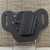 26049 CrossBreed® DropSlide for GLOCK 43MOS / 43XMOS / 48MOS (with rail) . Right Hand . Black Cow . Optic Cut