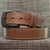 CB3768 CrossBreed® Executive Founders Leather Belt . 38 x 1.5 .  Natural Thread . Founders Buckle