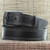 CB3820 CrossBreed® Executive Black Belt . 37 x 1.5 . Double Stitched Grey Thread . Tungsten Buckle