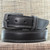 CB3826 CrossBreed® Executive Black Belt . 39 x 1.5 . Grey Thread . Tungsten Buckle