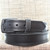CB3831 CrossBreed® Executive Black Belt . 43 x 1.5 . Double Stitched Black Thread . Tungsten Buckle