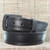 CB3842 CrossBreed® Executive Black Belt . 35 x 1.5 . Double Stitched Black Thread . Black Buckle