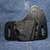 14196 CrossBreed SnapSlide SMITH & WESSON SHIELD M2.0  9/40 with Built in Laser / Right Hand / Black Cow / Sweat Guard / Combat Cut