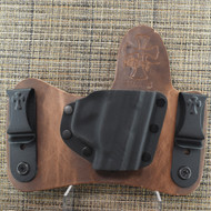 24121 CrossBreed® MiniTuck for RUGER LCP II / LCP MAX . Right Hand . Founders Leather