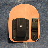 MC0117 CrossBreed® IWB Single Mag Carrier . DOUBLE STACK 9/40 . Left Side Carry . Horse