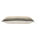 LR Home Multi Weave or White Lumbar Pillow -  Taupe Atlantis Image 3