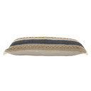 LR Home Multi Weave or White Lumbar Pillow -  Atlantis Coastal Stripes Image 4
