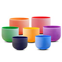 Venus Crystal White Solid Frosted Quartz Singing Bowl Root Chakra -  D Note 8 inch Image 2