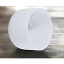 Venus Crystal White Solid Frosted Quartz Singing Bowl Root Chakra -  C Note 10 inch Image 4
