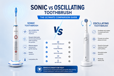 Sonic vs Oscillating Toothbrush: The Ultimate Comparison Guide 2026