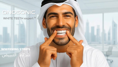 Get a Brighter Smile in Minutes: ONOSONIC WHITE TEETH Expert® Whitening Strips with PAP+ Technology