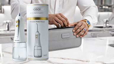 ONOSONIC WHITE TEETH Expert® ONO-F1 Water Flosser – Deep Cleaning & Gum Care UAE & GCC