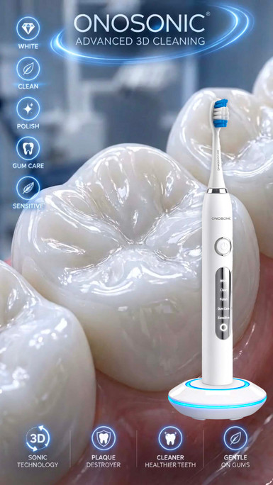 Discover the Benefits of the DX-1 Twin Engine Electric Toothbrush ONOSONIC WHITE TEETH Expert®