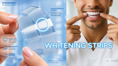 How to Use ONOSONIC Whitening Strips for Bright White Teeth