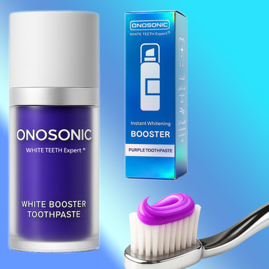 Best Teeth Whitening Purple Toothpaste in UAE – ONOSONIC Whitening Booster