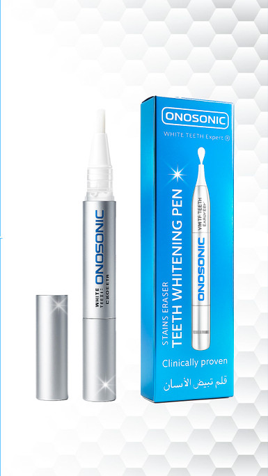 ONOSONIC WHITE TEETH Expert® WHITENING GEL PEN Pro – Targeted, Safe & Fast Teeth Whitening | Dubai, UAE, KSA, GCC