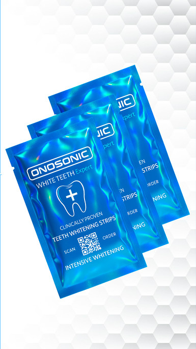  شرائط تبييض الأسنان ONOSONIC WHITE TEETH Expert® – تبييض منزلي فعّال وآمن بتقنية PAP+ من دبي | شحن 