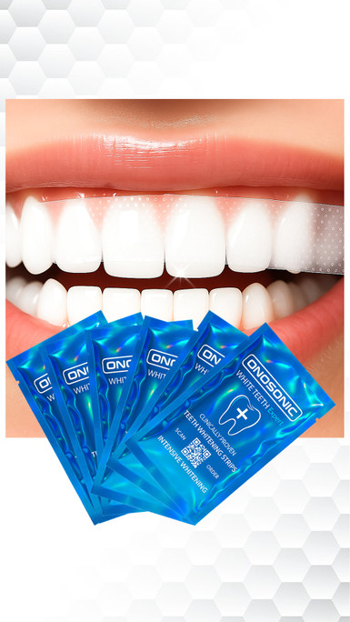 ONOSONIC WHITE TEETH Expert® Whitening Strips – Dubai’s Premium Enamel-Safe Strips for Fast Teeth Whitening | UAE, Saudi Arabia, Qatar, Kuwait, Oman, Bahrain, Egypt, Jordan, Lebanon, Poland, USA