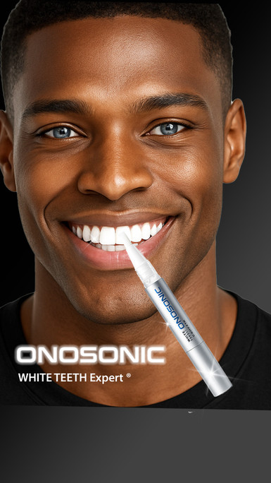 قلم تبييض الأسنان ONOSONIC WHITE TEETH Expert® Whitening Gel Pen Pro – تبييض سريع وآمن بدون حساسية من دبي