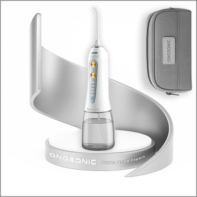 ONOSONIC WHITE TEETH Expert® WATER FLOSSER ONO-F1 – 5-Mode Cordless Oral Care for Cleaner Teeth & Healthier Gums