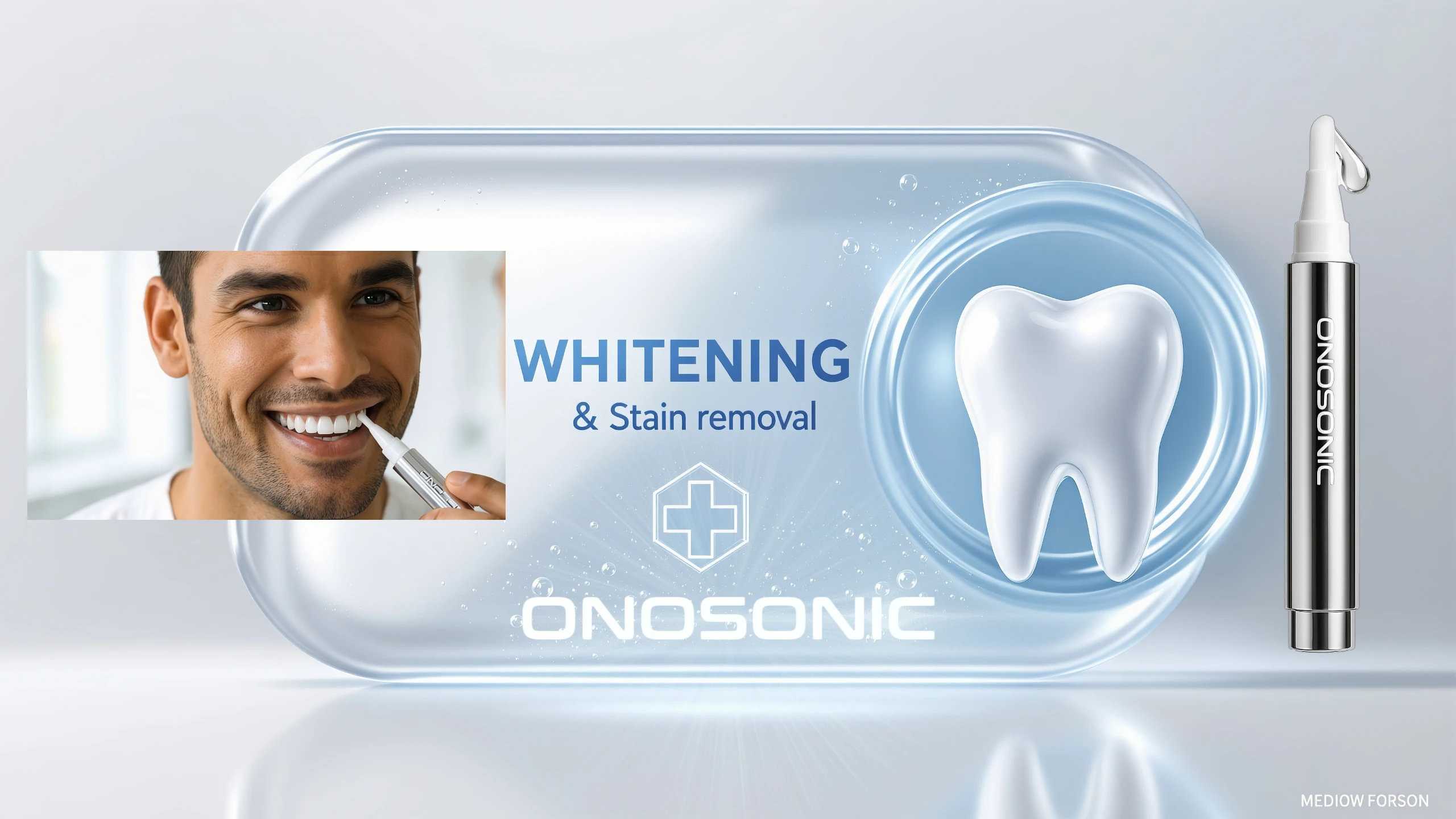 Dubai teeth whitening ONOSONIC gel pen precision stain removal