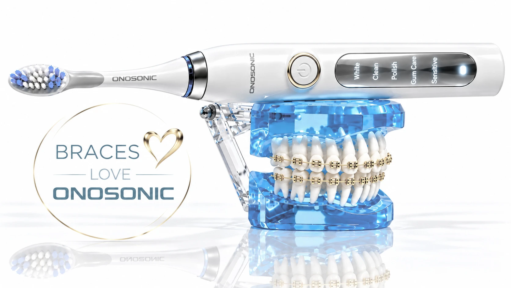 ONOSONIC DX-1 electric toothbrush for Dubai teeth whitening and daily oral care, premium sonic toothbrush alternative to Oral-B iO, Philips Sonicare and Dyson CameraJet.