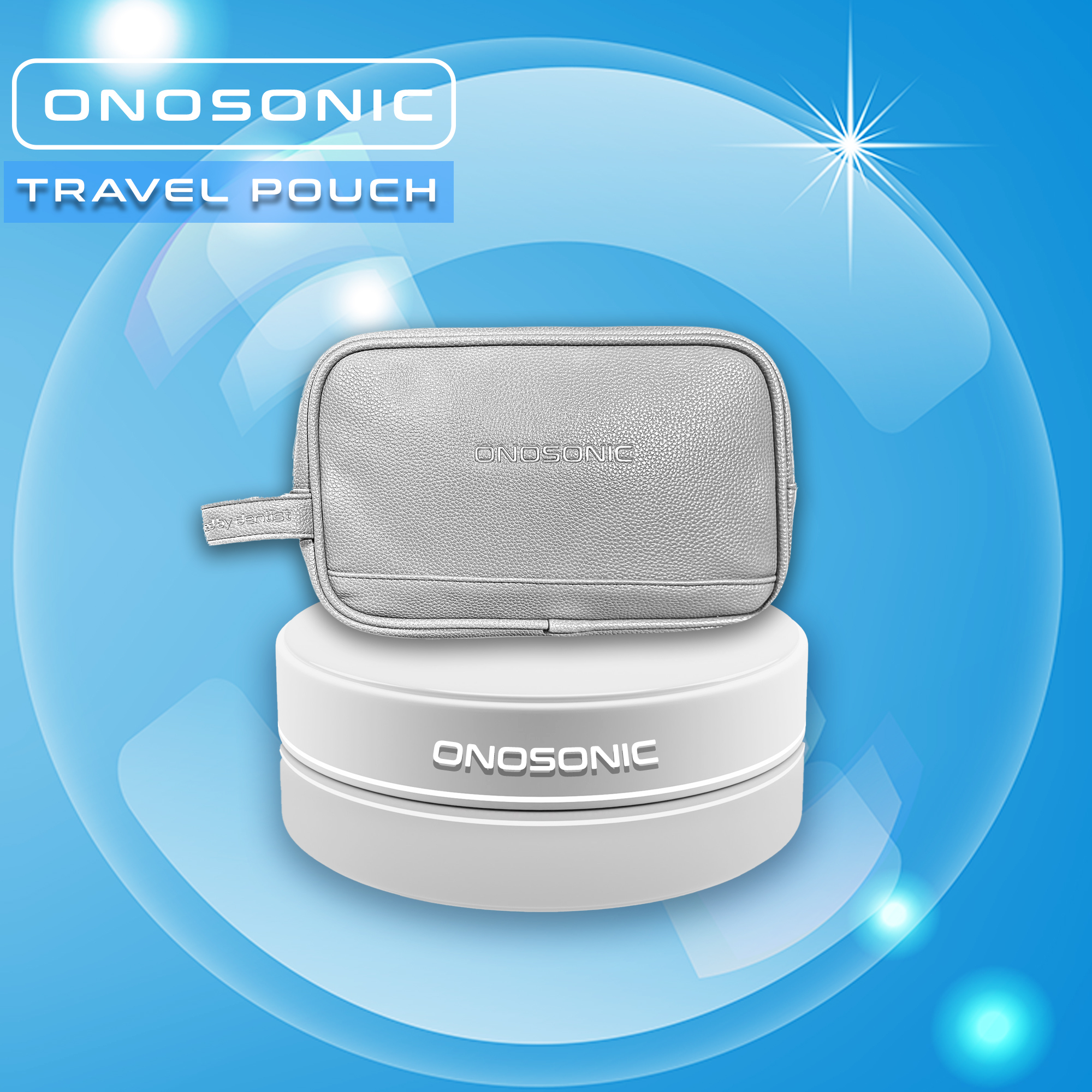 FREE ONOSONIC TRAVEL POUCH with Onosonic electric toothbrush and water flosser purchase