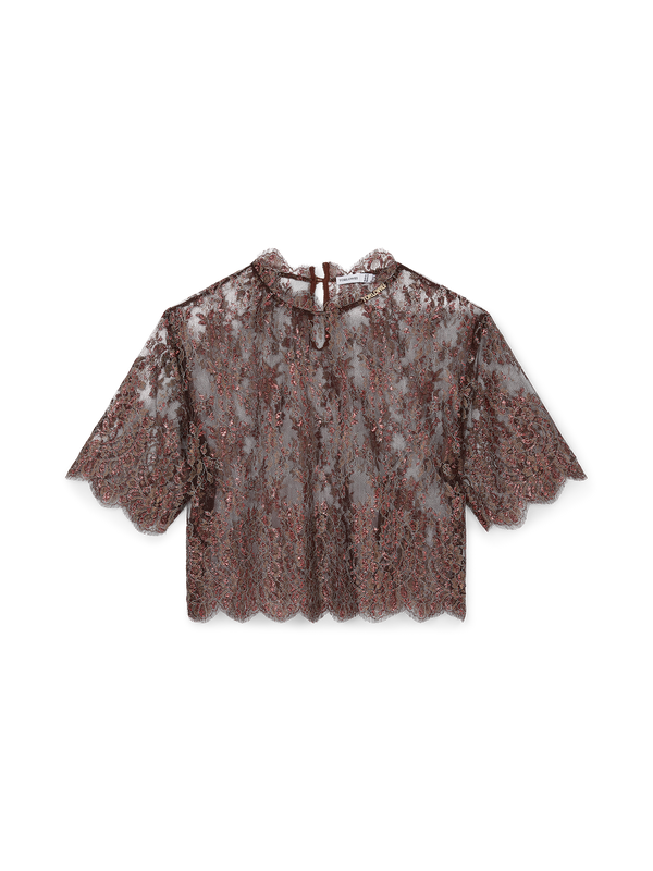 Georgie crop top - Chocolate