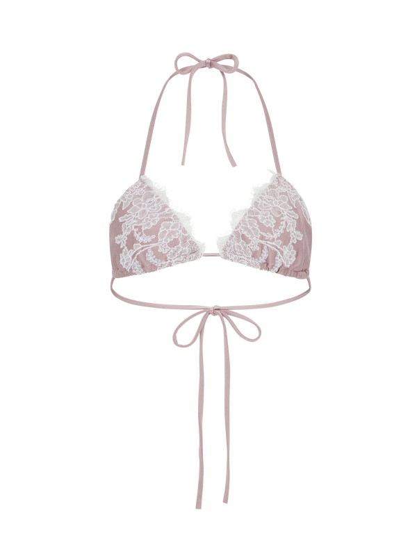 Tokoni Triangle Bikini Top - Lilac