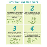 Seed Paper Coupon with Curve Perf | Two-Sided