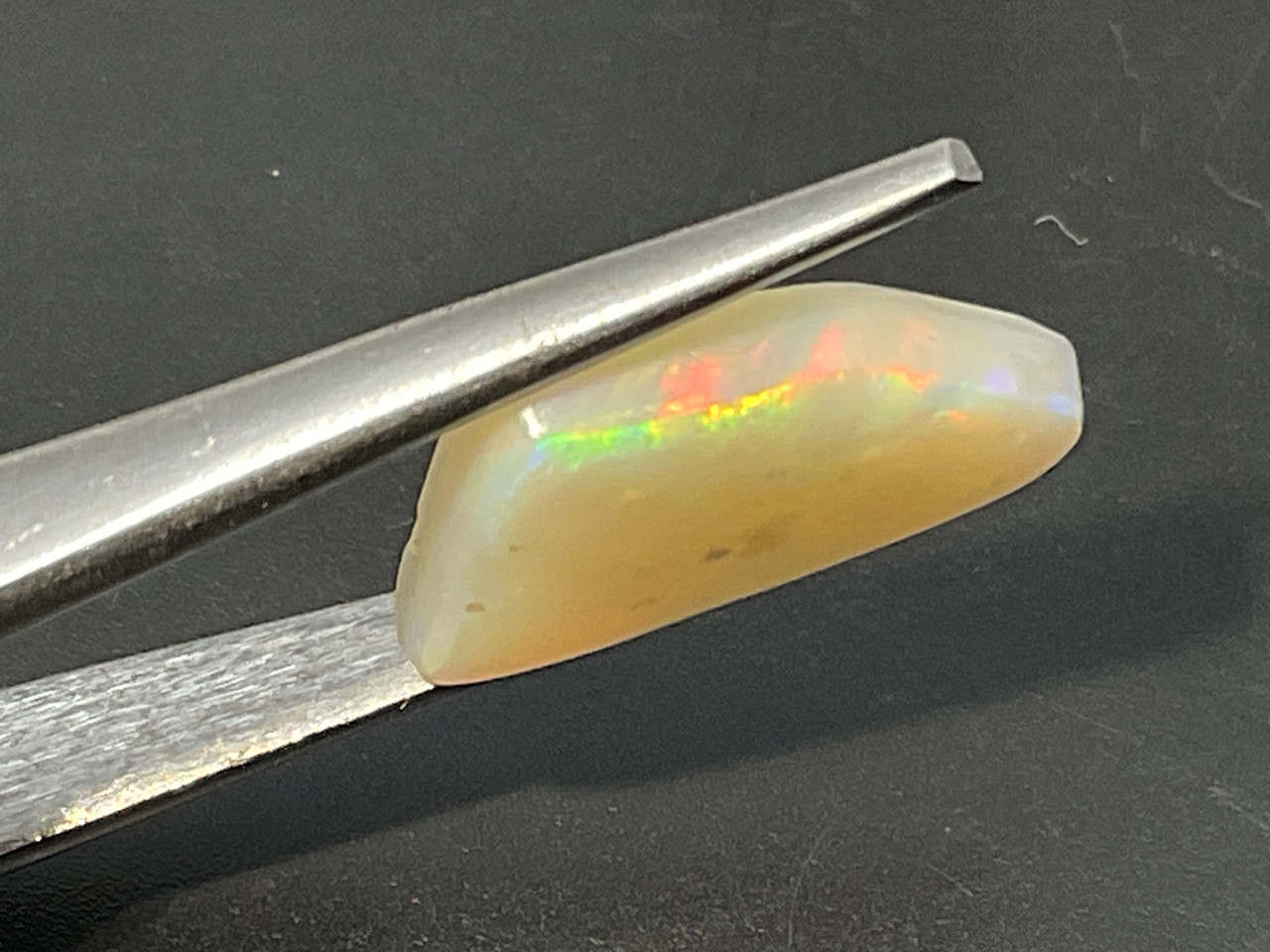 Opale Noble Doublette D'Australie - 4.30 Carats - Pierre Fine Multicolore - Cabochon - Sans Traitement