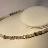 Square Cut Opal Beaded Necklace 100 Carat