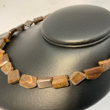 Boulder Opal Necklace Free Shape Faceted Cut Beads 220 carat