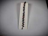 Boulder opal zig-zag style beaded bracelet