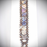 Bracelet Wheel & Circle cut Opal Beads