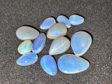 Australian Coober Pedy Opal 12 Pc 12.10 Carat Australian Coober Pedy Opal 12 Pc 12.10 Carat