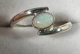Sterling Silver Opal Ring 8.50 Carat